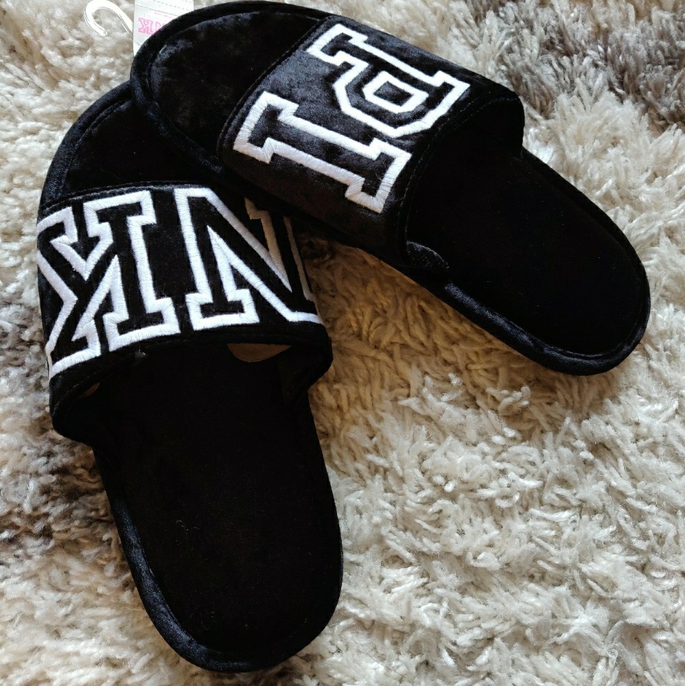 PINK VS Slides Slippers Size 7-8